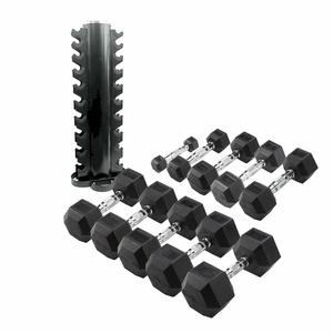hexdu-setrek-pack-de-20-halteres-hexagonales-avec-rack-body-solid-noir-tu