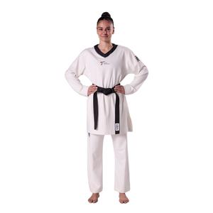 101015-101021-dobok-femme-kwon-slimfit-wt-rec-blanc
