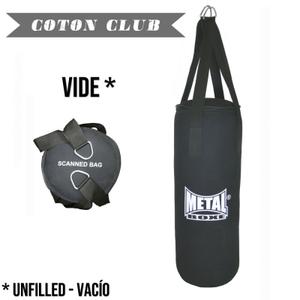 mbfra007n085v-sac-de-frappe-toile-coton-club-085-vide-metal-boxe-noir-tu