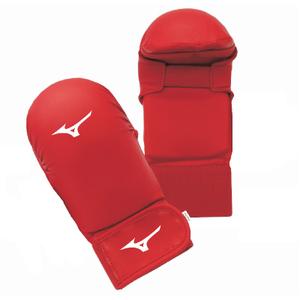 23eha20162-gants-de-karate-sans-pouce-mizuno-rouge