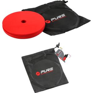 p2i202390-lot-de-10-marqueurs-plats-training-pure2improve-rouge-tu