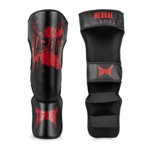 960014-1503-protege-tibias-en-cuir-artificiel-tapout-mescal-x2-black-red