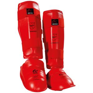 66405680-protege-tibias-et-cou-de-pied-karate-wacoku-wkf-rouge
